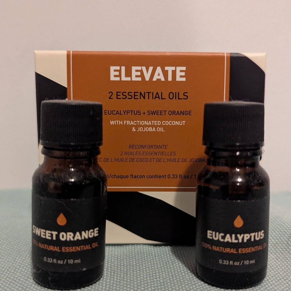 Elevate Essential Oils Set - Eucalyptus and Sweet Orange